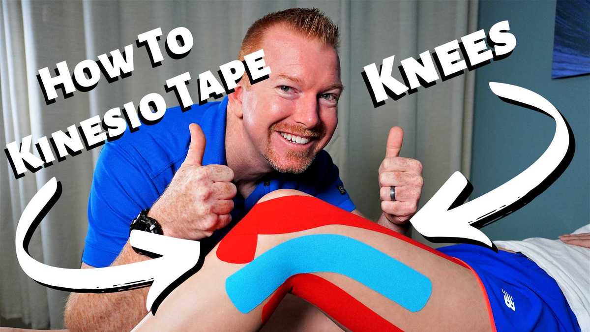 How To KT Tape A Knee – Easy Kinesio Tape Guide