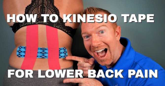 How To Kinesio Tape For Lower Back Pain image