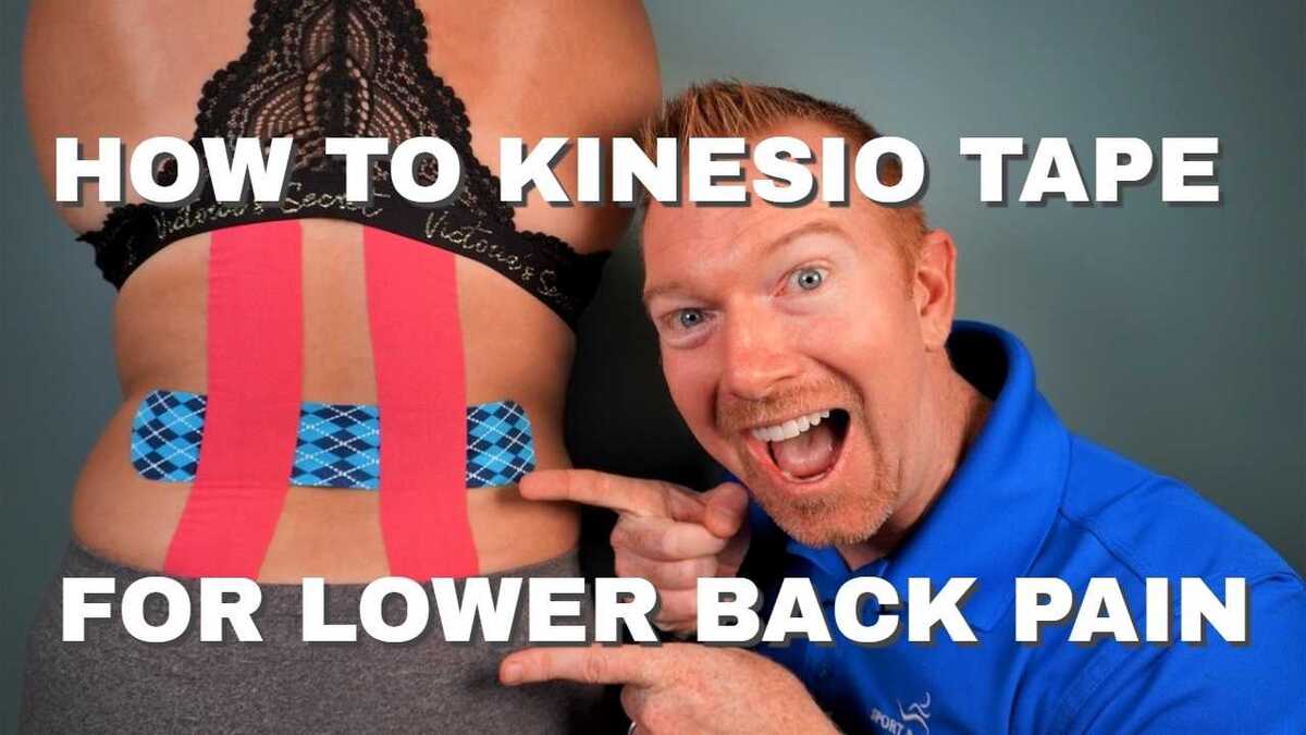 How To Kinesio Tape For Lower Back Pain | Sport & Spinal Rehab