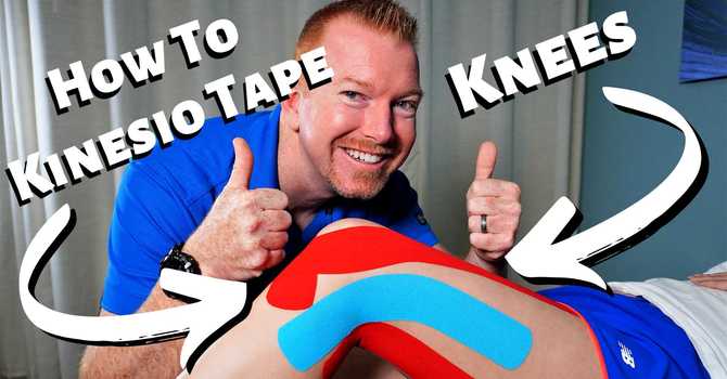 How To KT Tape A Knee – Easy Kinesio Tape Guide image
